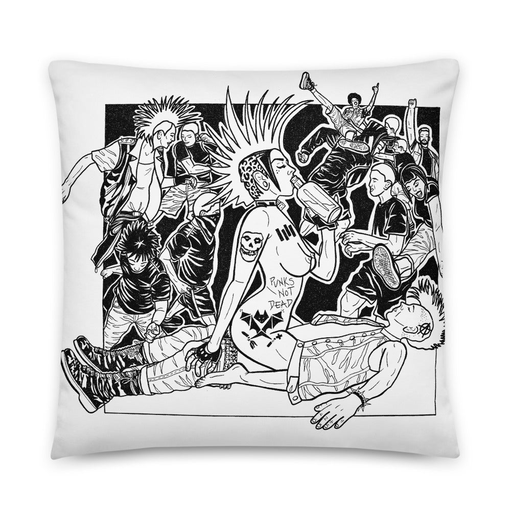 Punx not dead Basic Pillow
