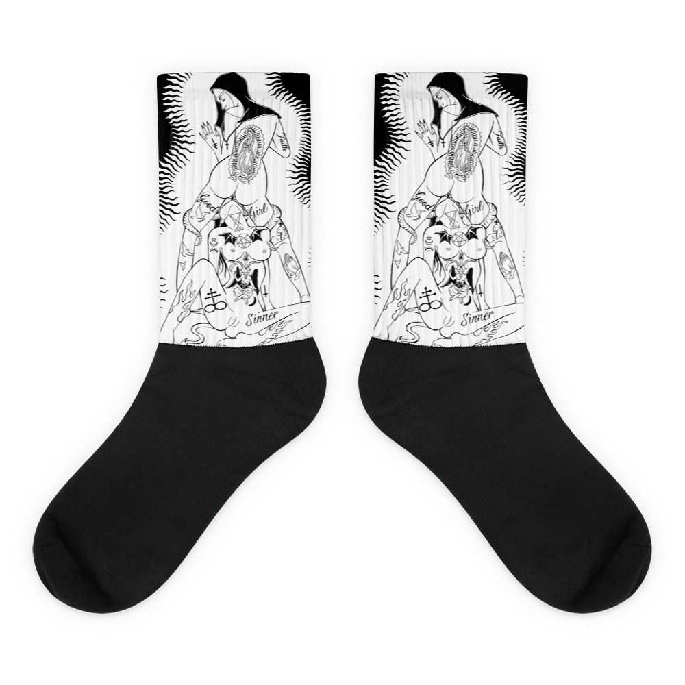 Born again slut Socks