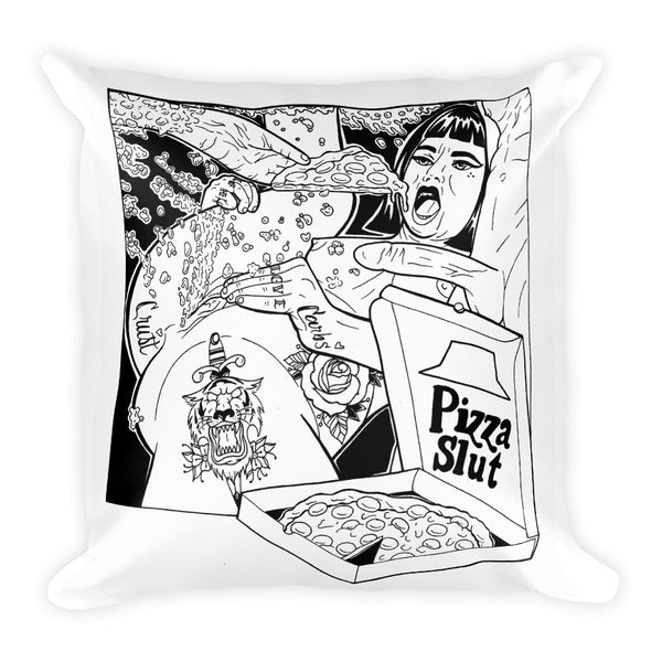 Pizza Slut Basic Pillow