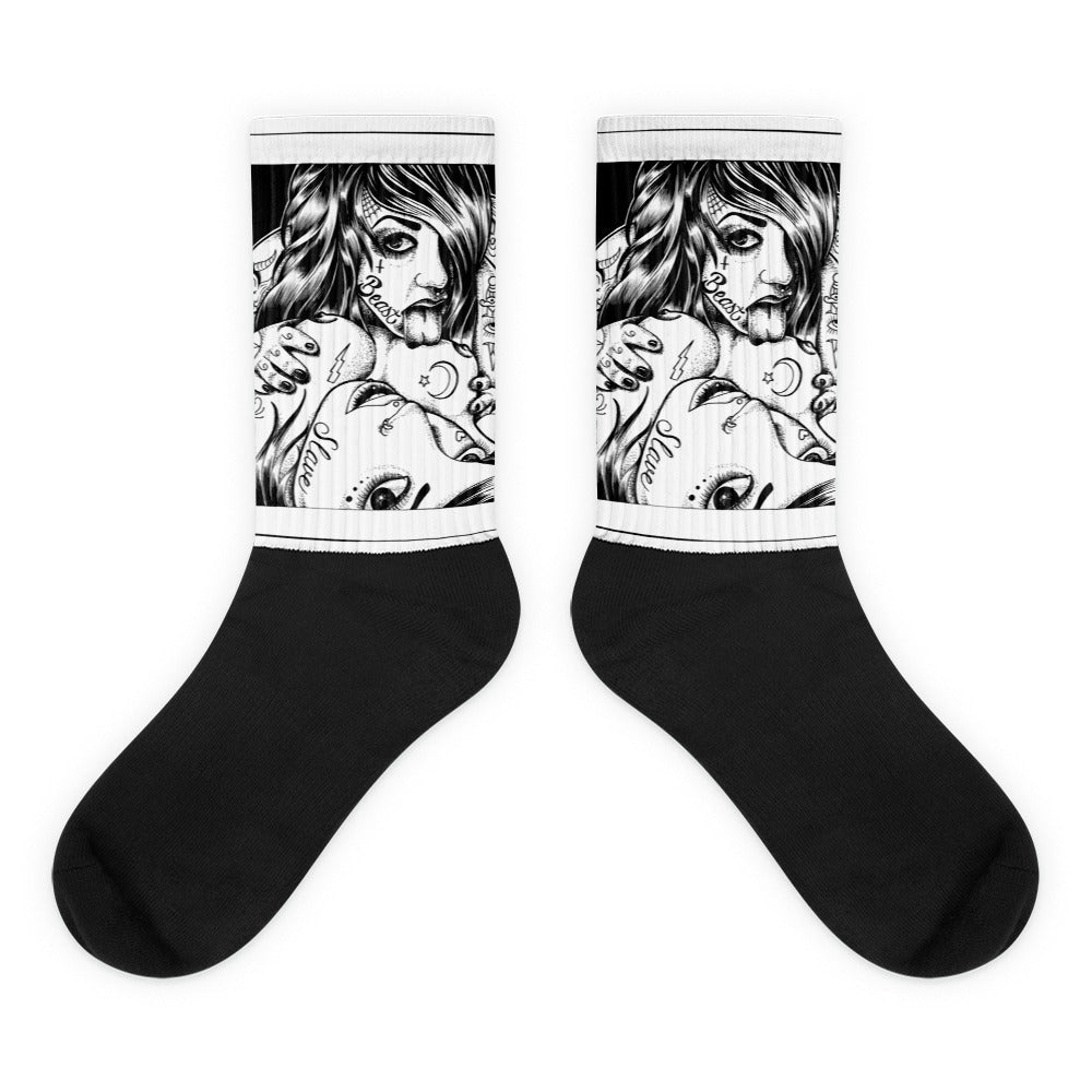 Chicks over dicks Socks