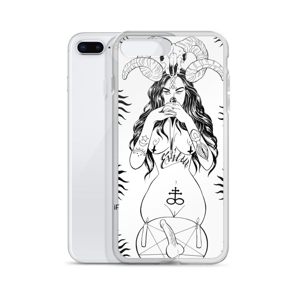 Bitchez be evil iPhone Case