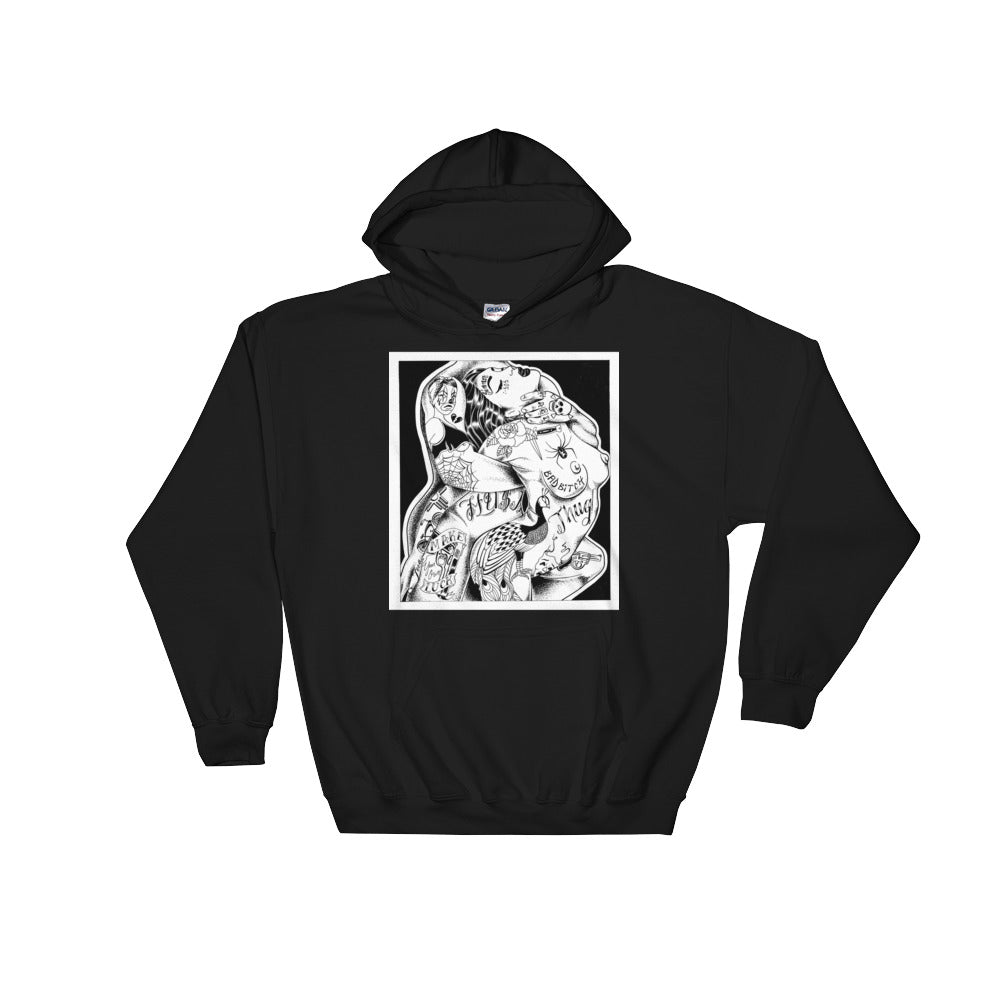 Bad mother fucker Hooded Sweatshirt