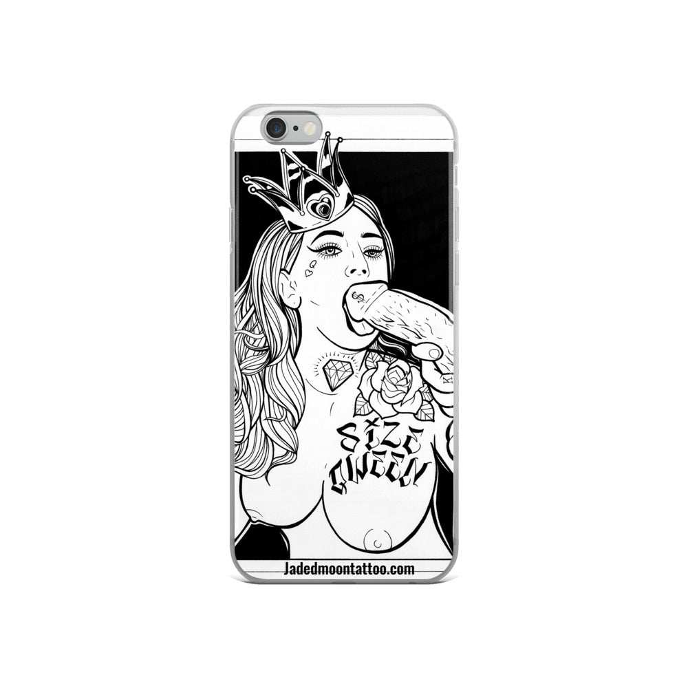size qween iPhone Case