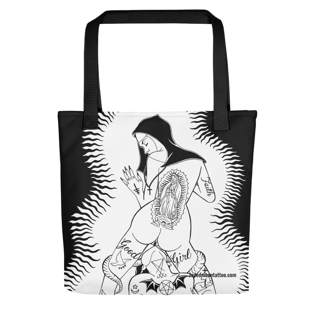 Born again slut Tote bag