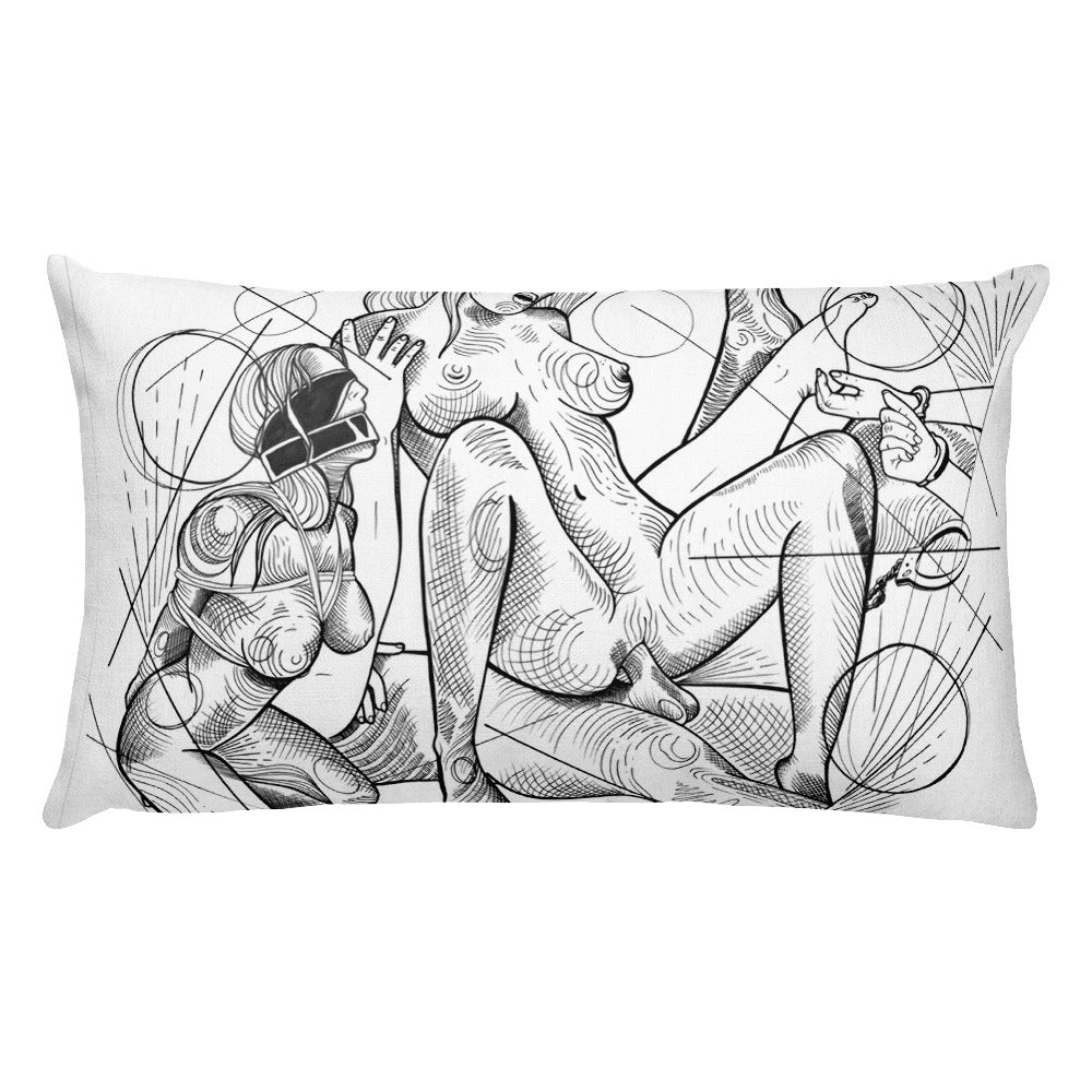 Better with friends Rectangular Pillow