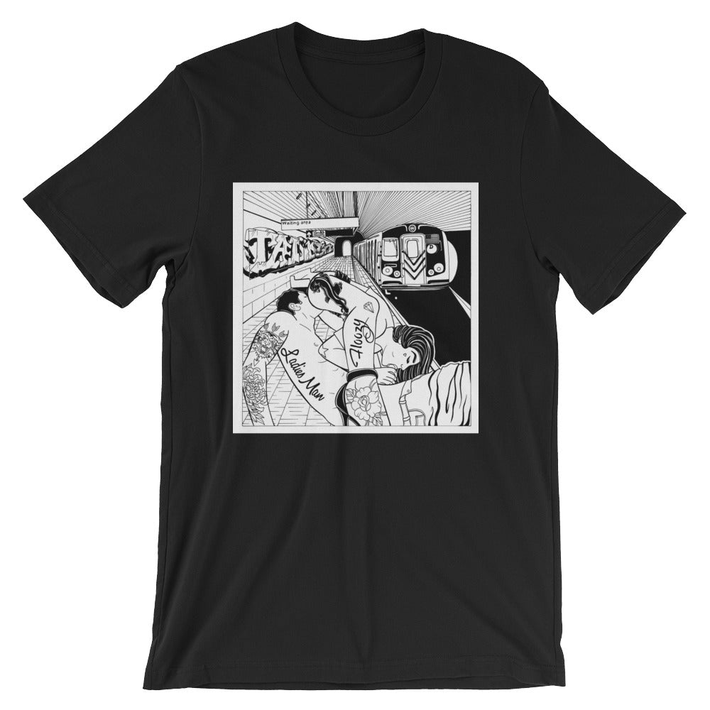 Waiting for the train Short-Sleeve Unisex T-Shirt
