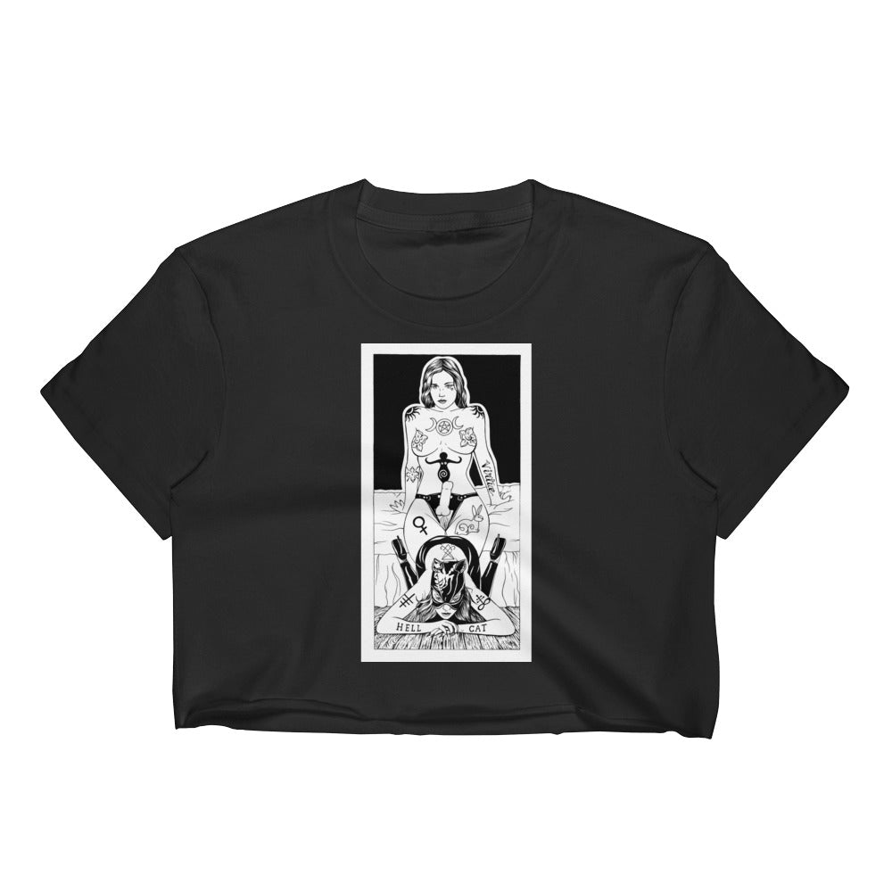 Hell cat Women's Crop Top