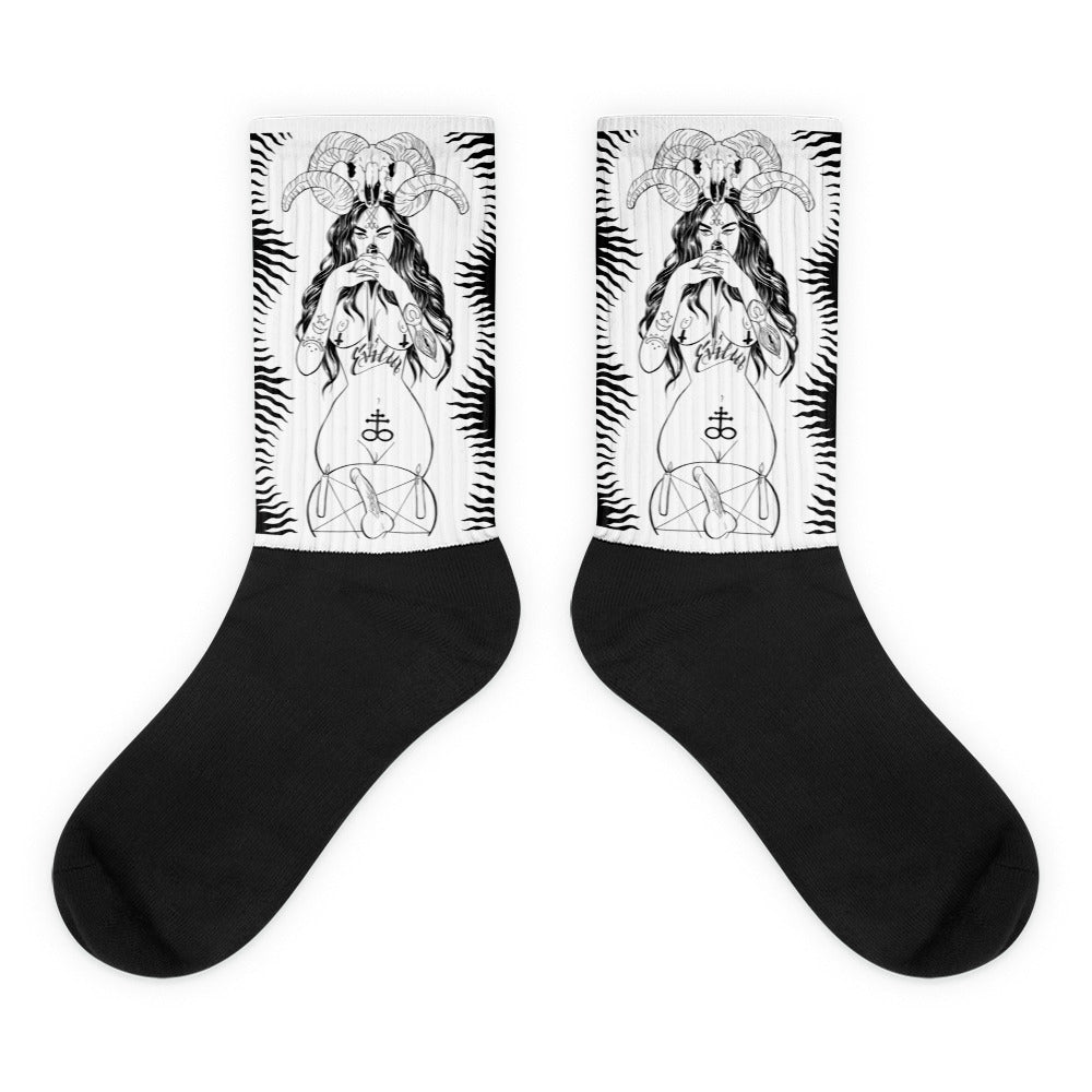 Bitchez be evil Socks