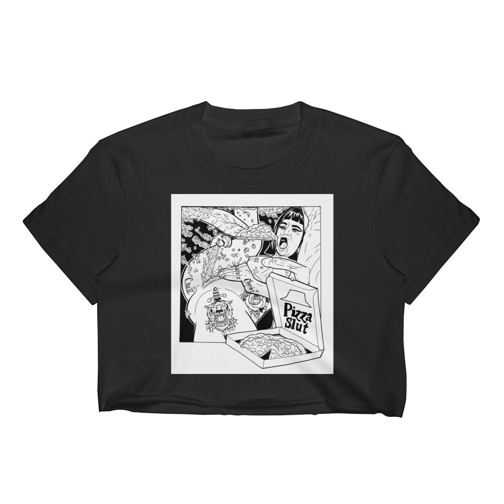 Pizza Slut Women's Crop Top