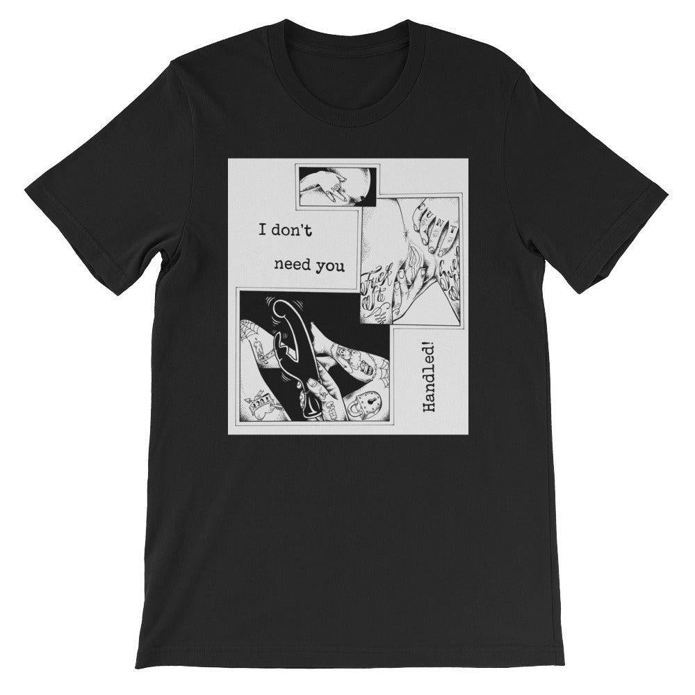 Handled Short-Sleeve Unisex T-Shirt
