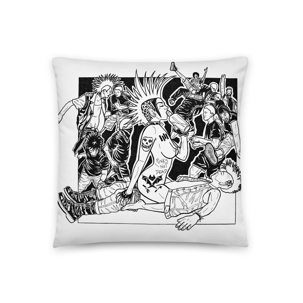 Punx not dead Basic Pillow