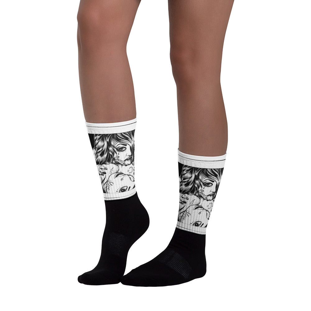 Chicks over dicks Socks