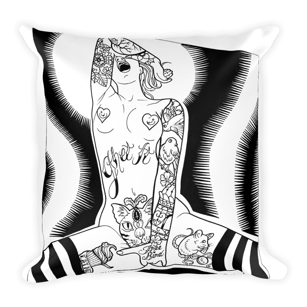 Get it Square Pillow