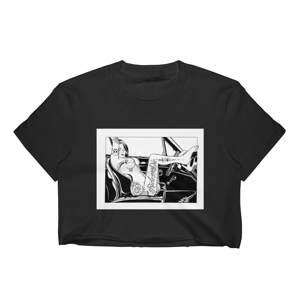 Ride Or Die Women's Crop Top