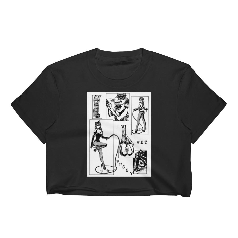 Wet pussy Women's Crop Top