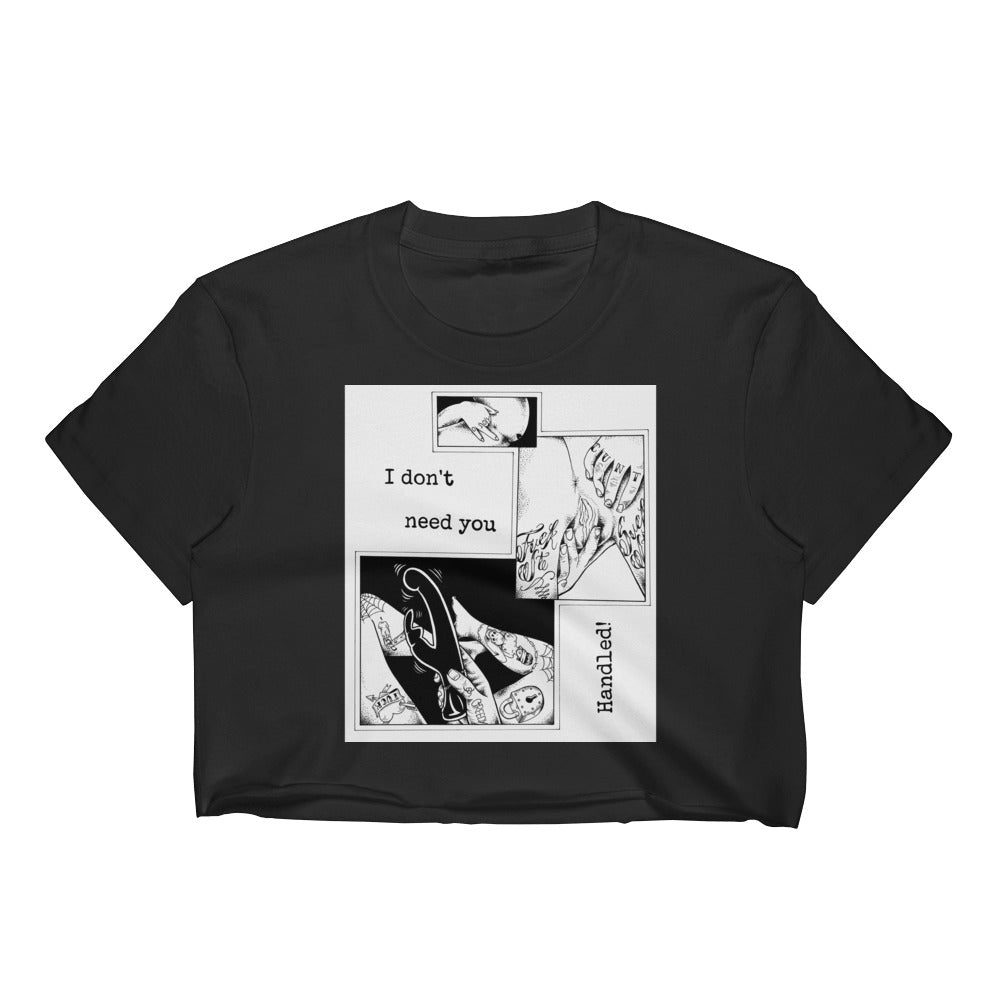 Handled Women's Crop Top