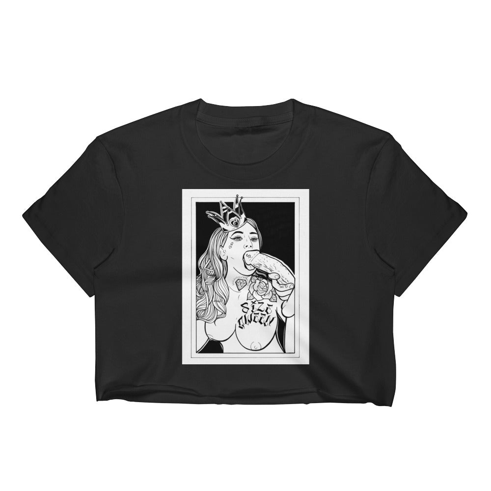 Size qween Women's Crop Top