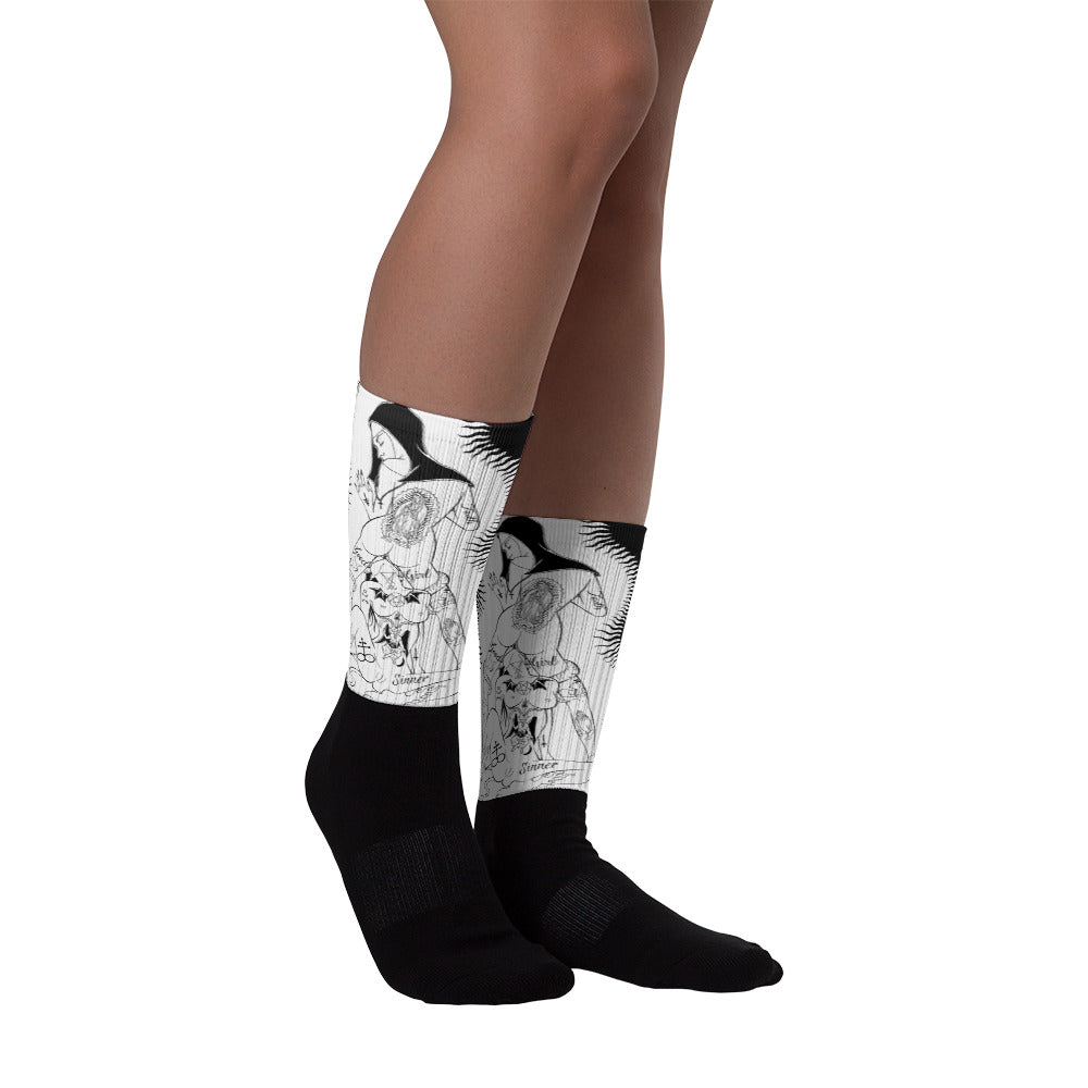 Born again slut Socks