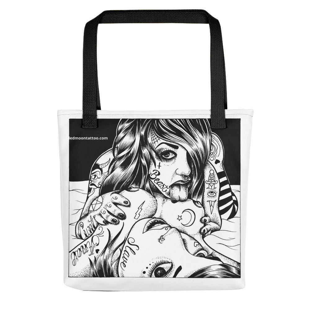 Chicks over dicks Tote bag