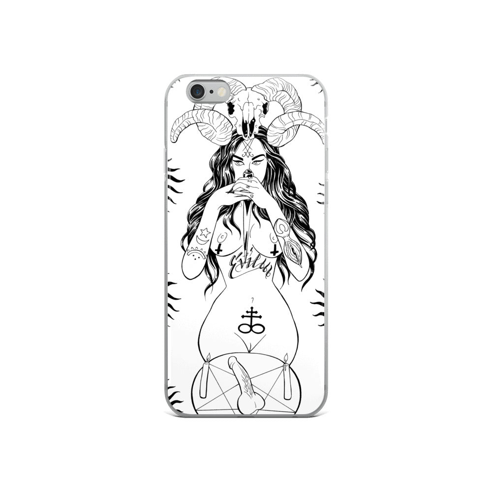 Bitchez be evil iPhone Case