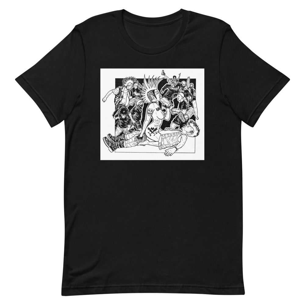 Punx Not dead Short-Sleeve Unisex T-Shirt