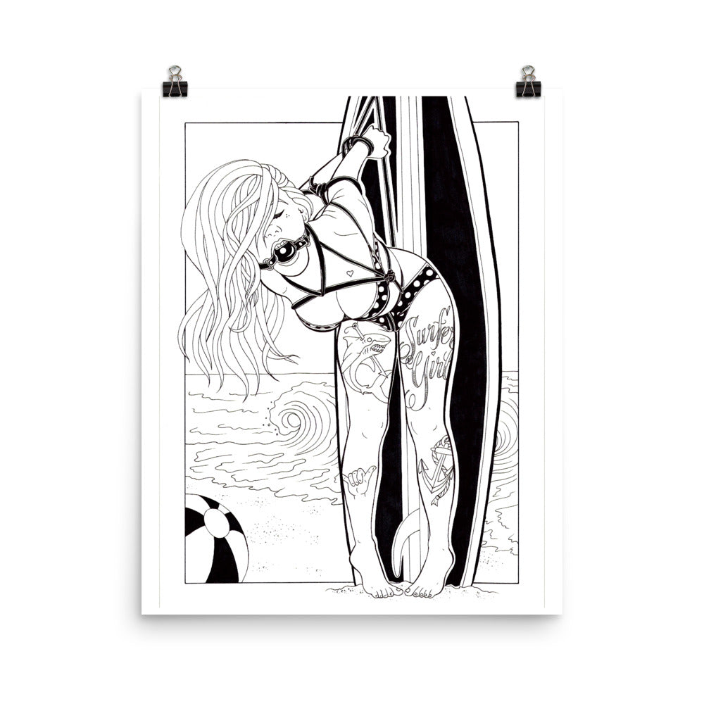 Bound To Surf Poster
