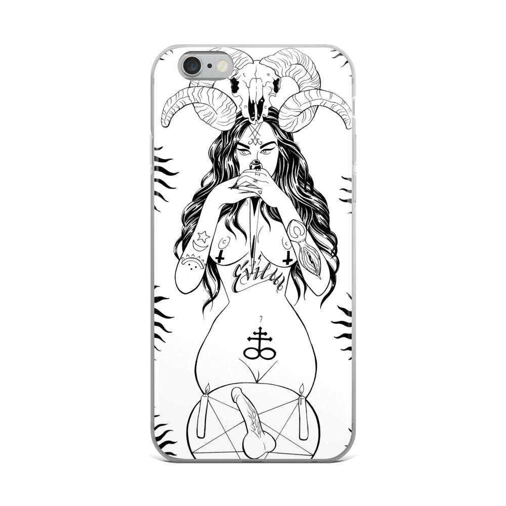 Bitchez be evil iPhone Case