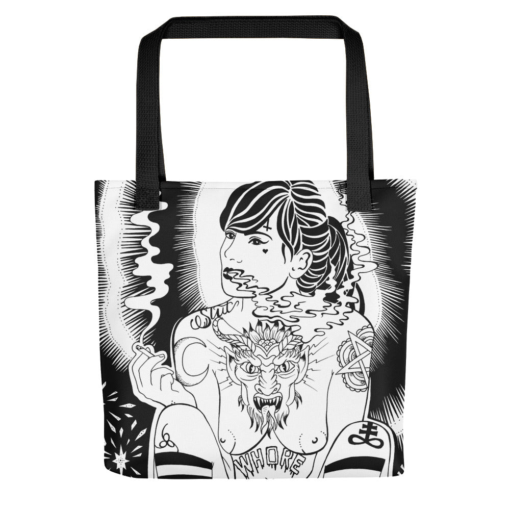 Whore Tote bag