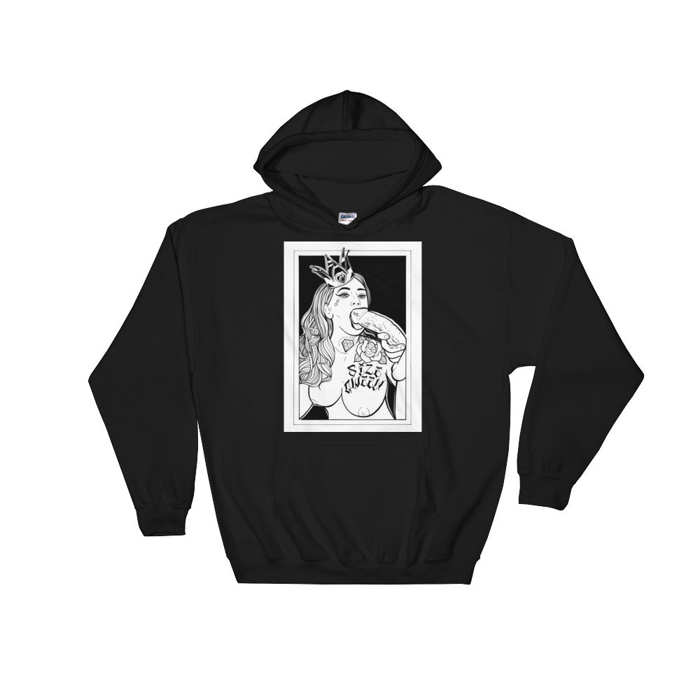 Size qween Hooded Sweatshirt