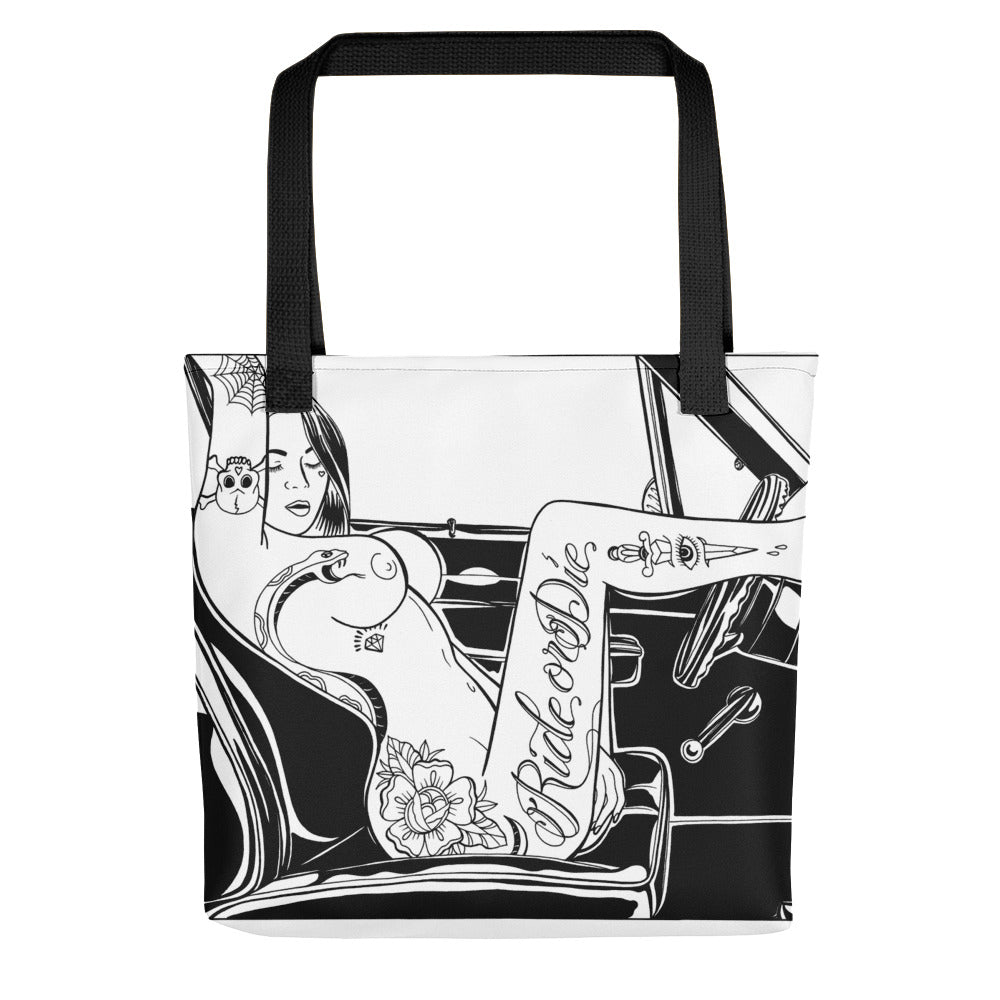 Ride or Die Tote bag