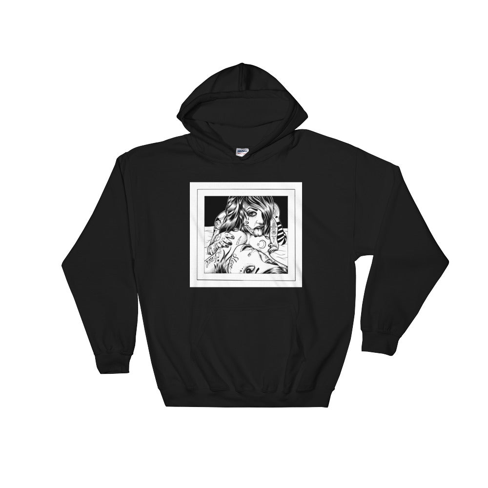 Chicks over dicks Hooded Sweatshirt