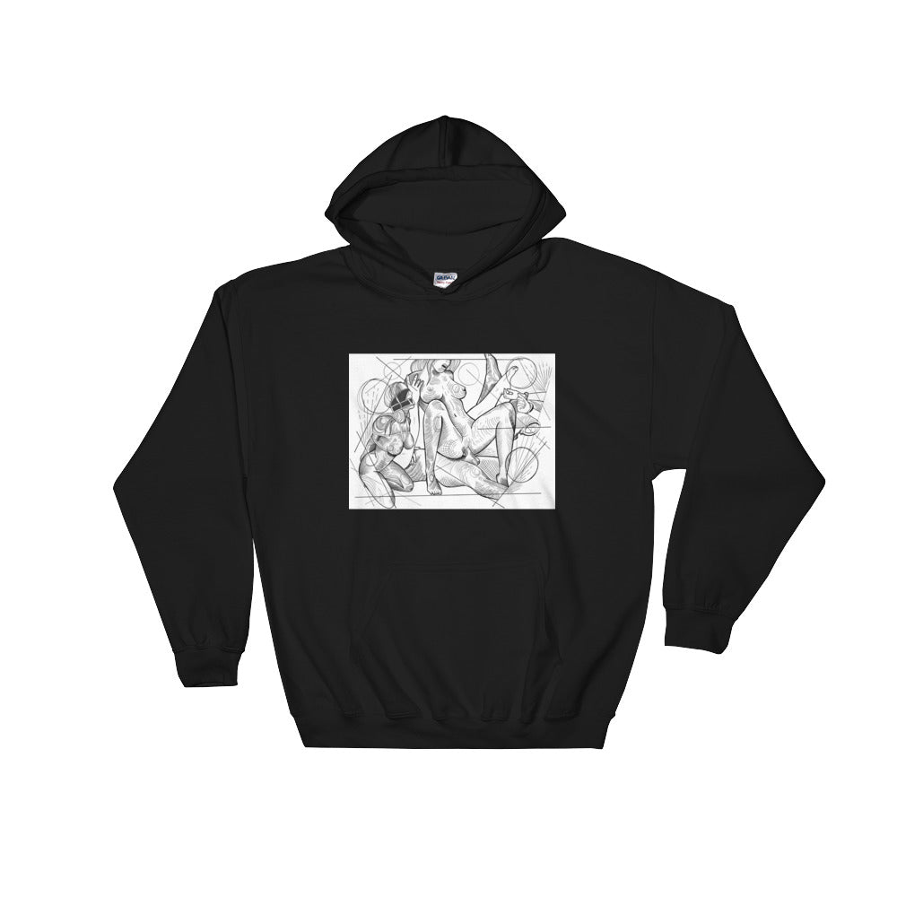 Better with friends Hooded Sweatshirt