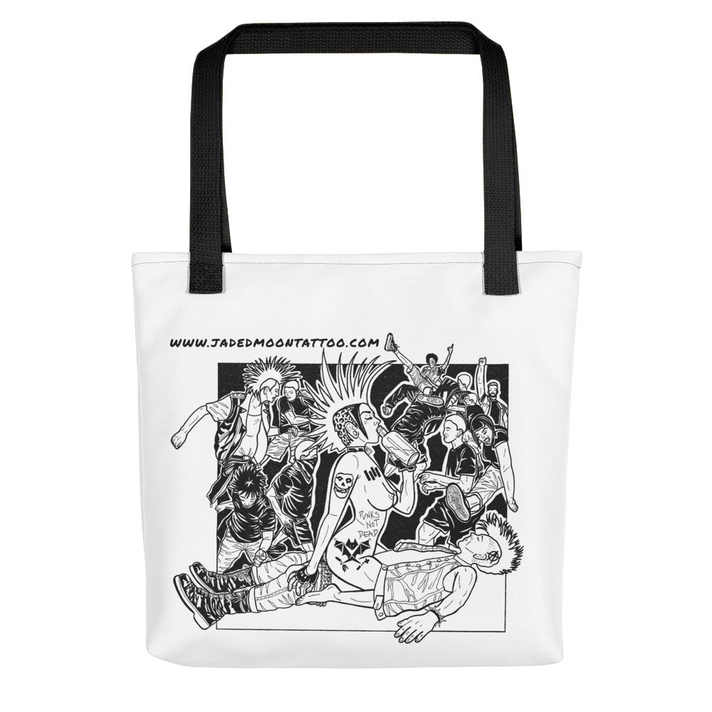 Punx not dead Tote bag