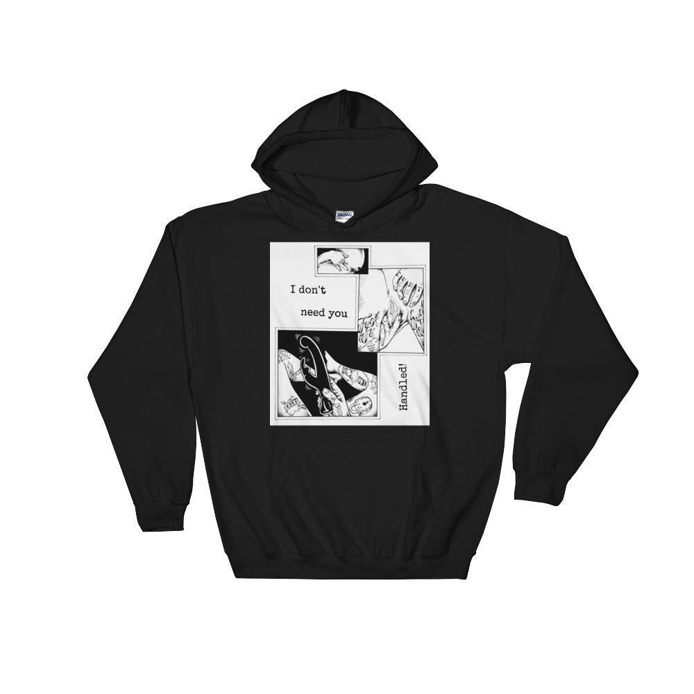 Handled Hooded Sweatshirt