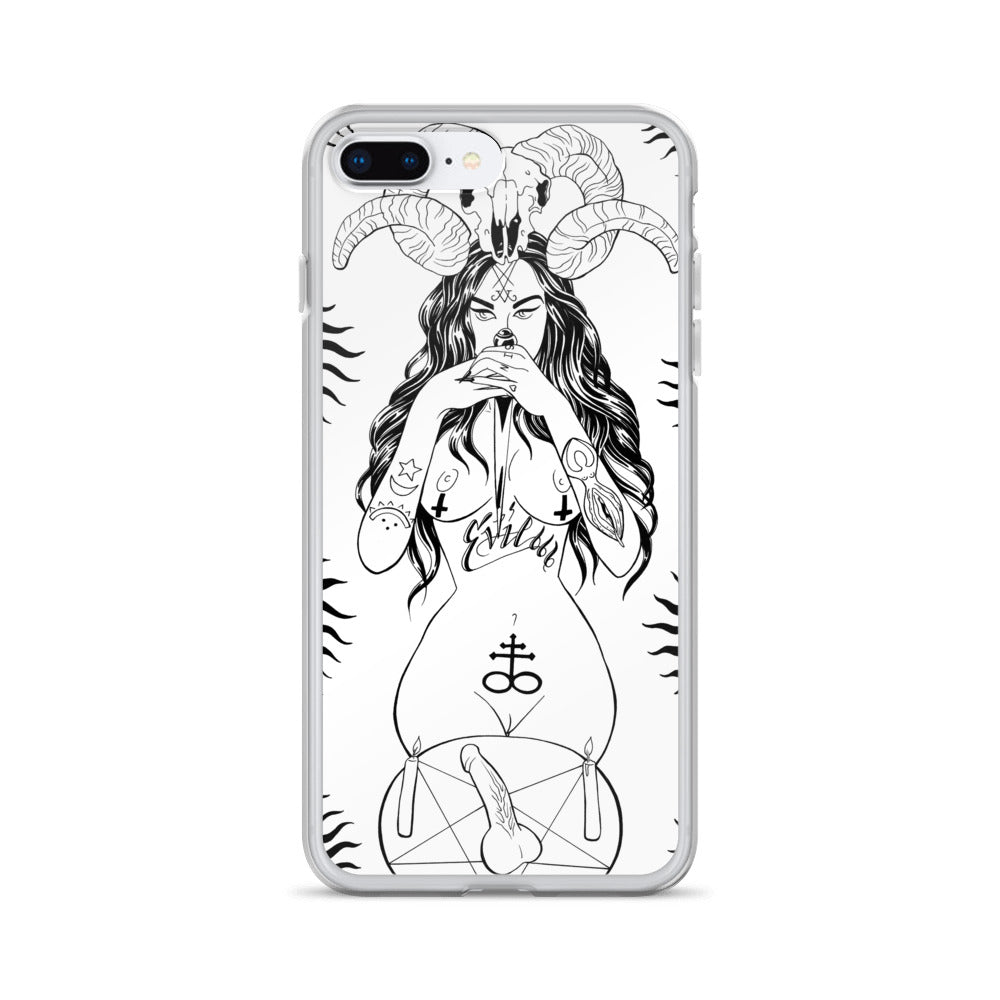 Bitchez be evil iPhone Case