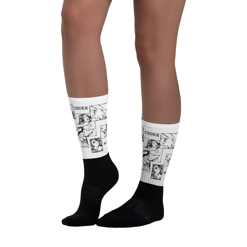 Choke me Socks