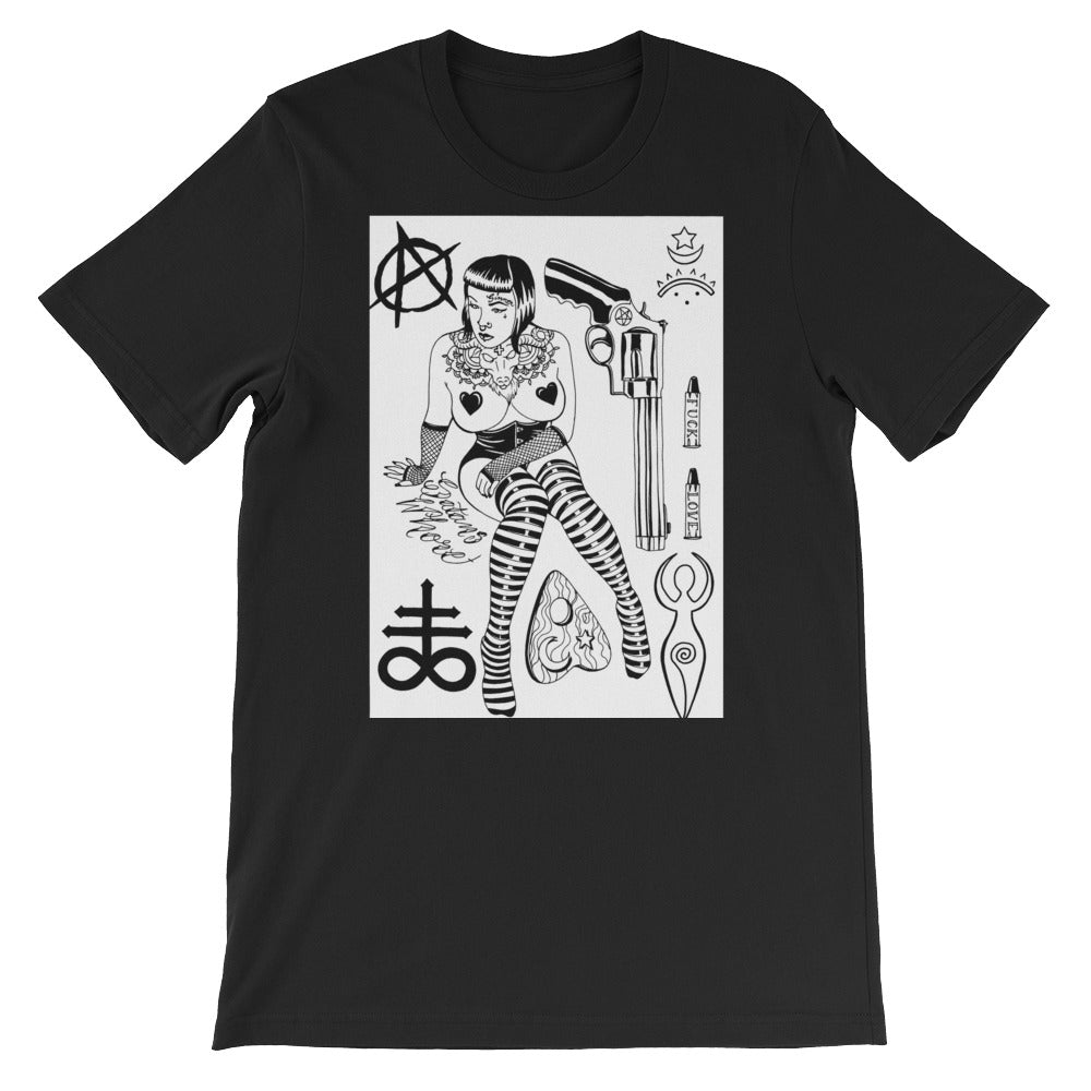 Fuck love Short-Sleeve Unisex T-Shirt