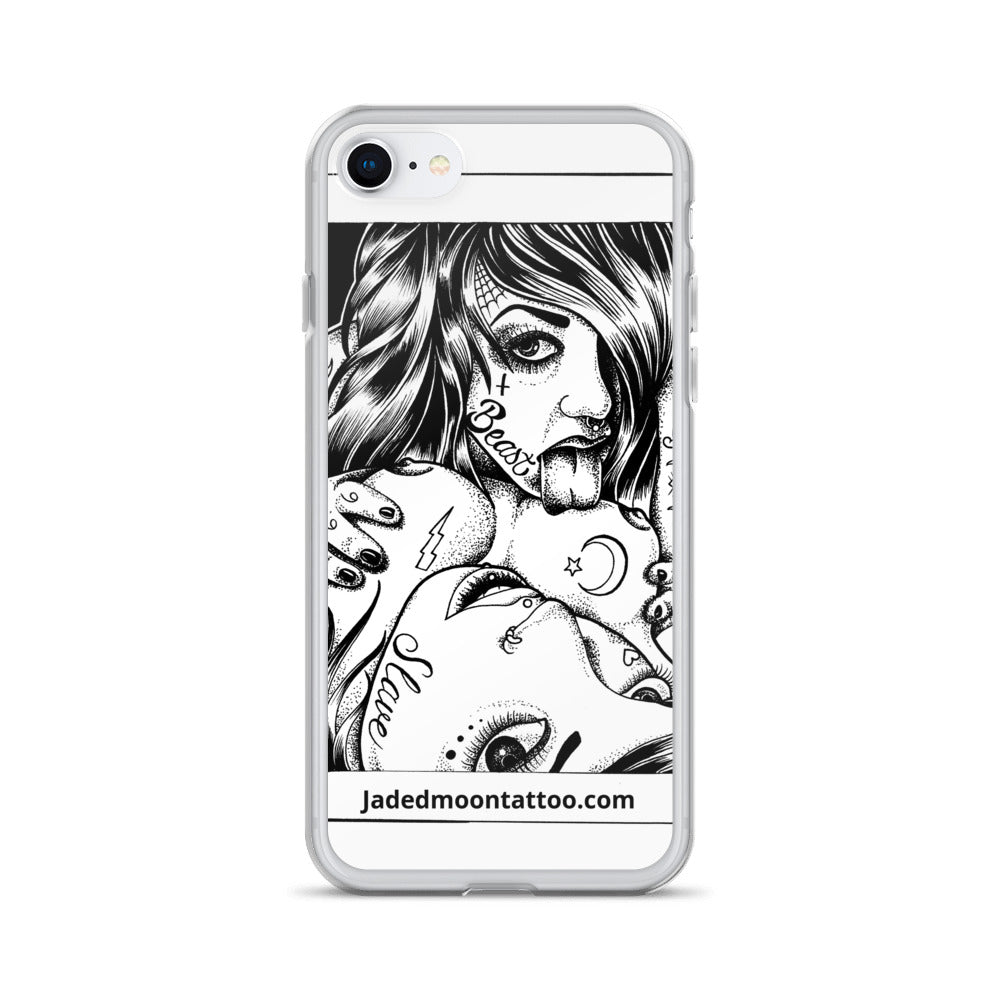 Chicks over dicks iPhone Case