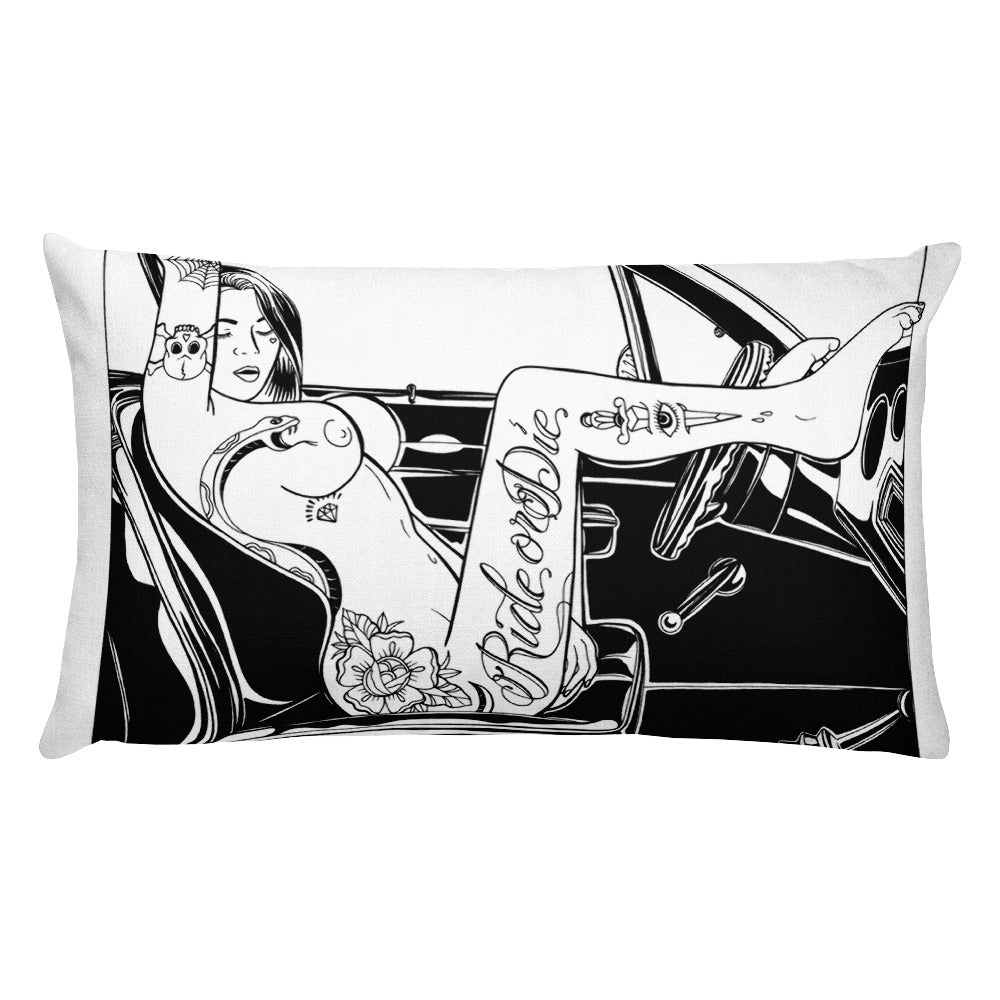 Ride or Die Rectangular Pillow