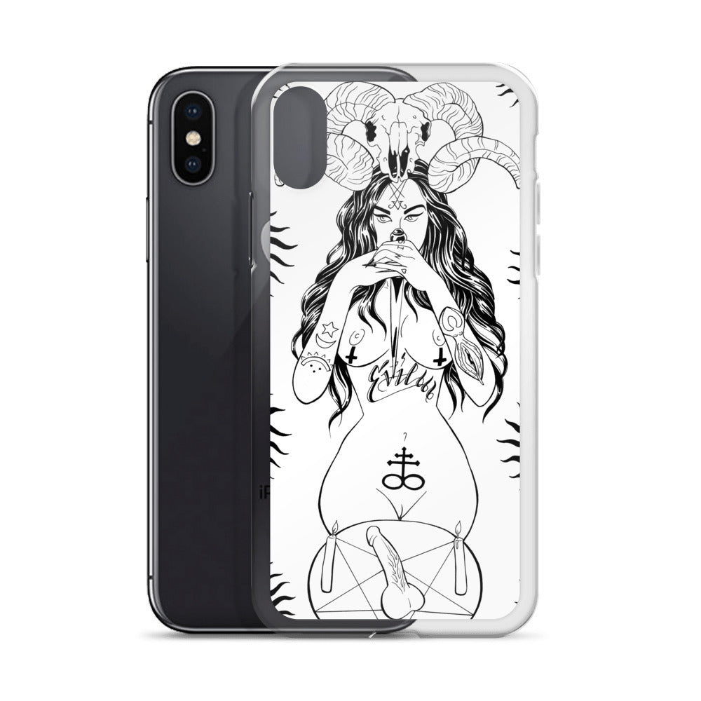 Bitchez be evil iPhone Case