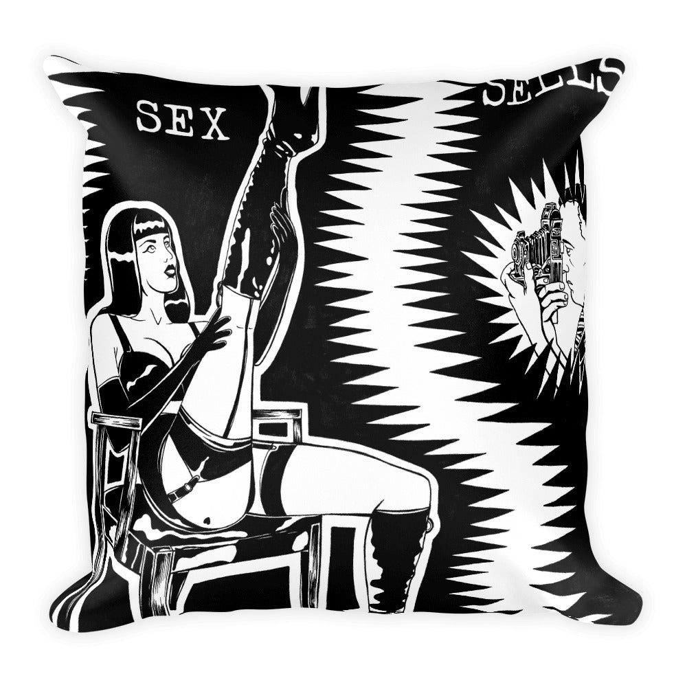 Sex Sells Square Pillow