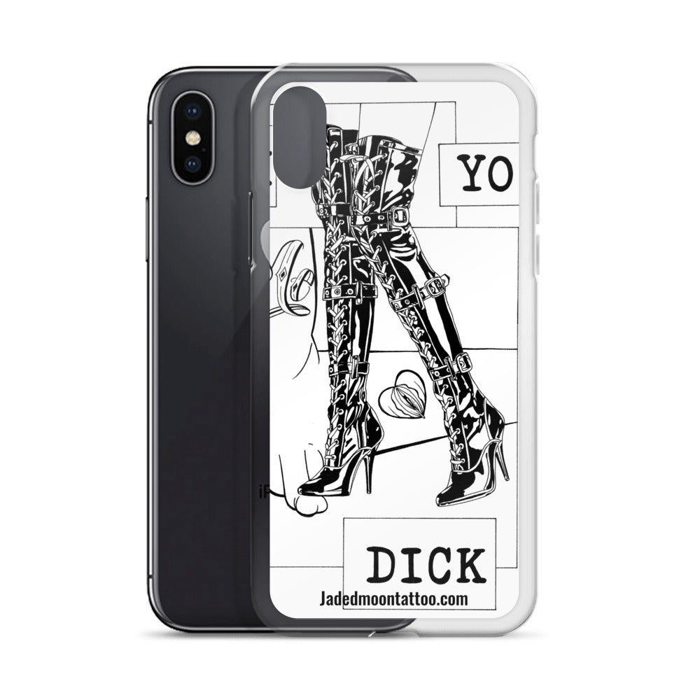 Fuck yo dick iPhone Case