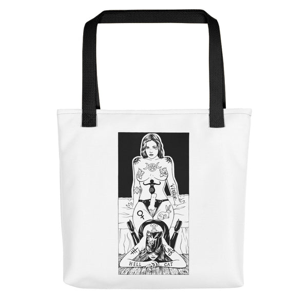 Hell cat Tote bag