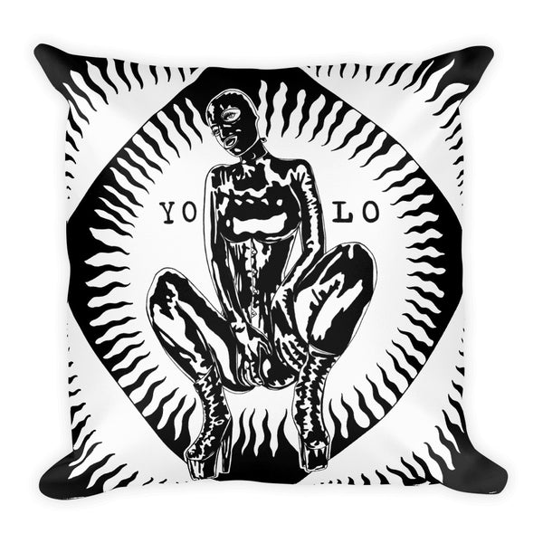 Yolo Square Pillow