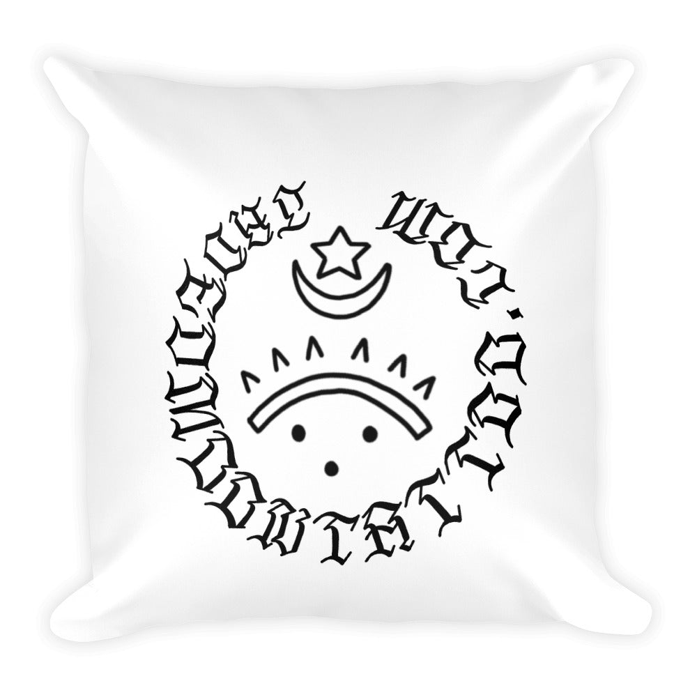 Hell cat Square Pillow